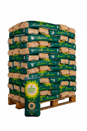 Green Energy Excellent houtpellets 65 zakken à 15 kg